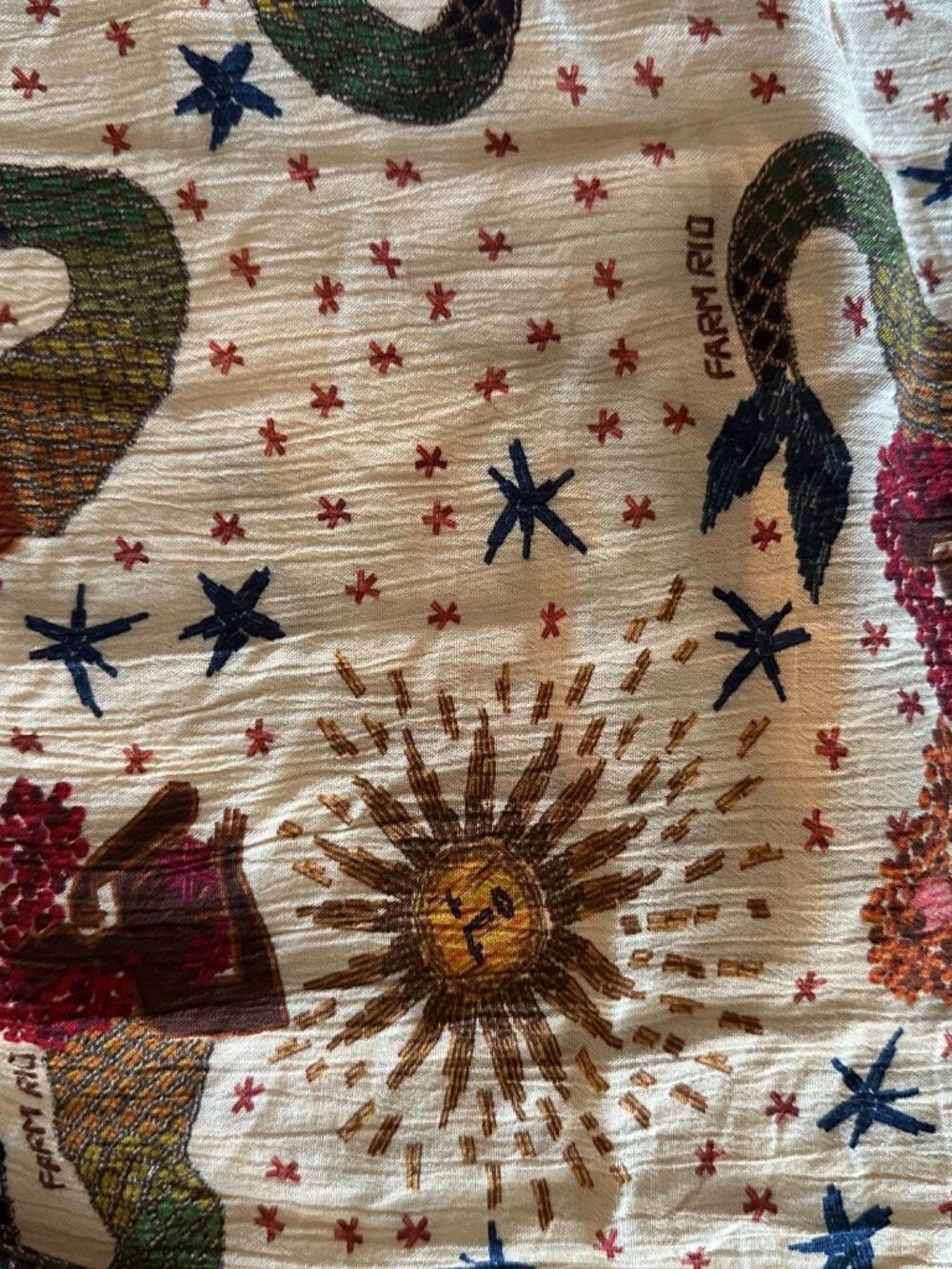 Farm Rio Mermaid Print Cover-Up - Picture 6 of 10